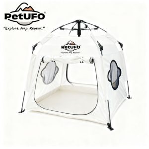 PETUFO Instant Pop Up Pet Tent for Indoor Outdoor Use,Waterproof Oxford cloth