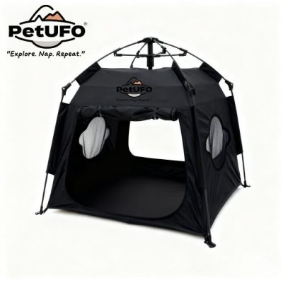 PETUFO Instant Pop Up Pet Tent for Indoor Outdoor Use,Waterproof Oxford cloth